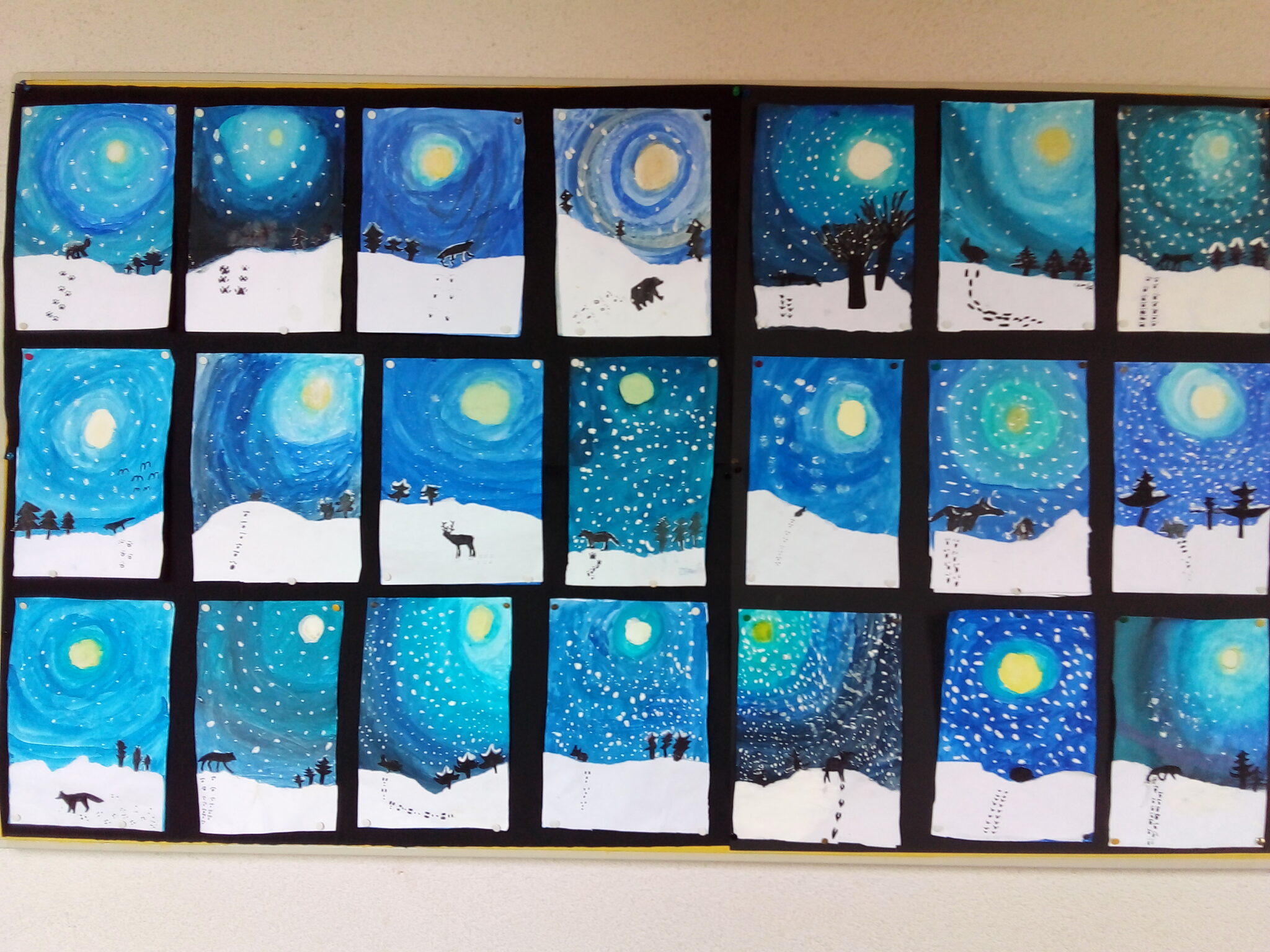 Kunst in der Klasse 3a – Albrecht-Berblinger-Grundschule